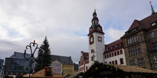 At the Christmas market in Chemnitz