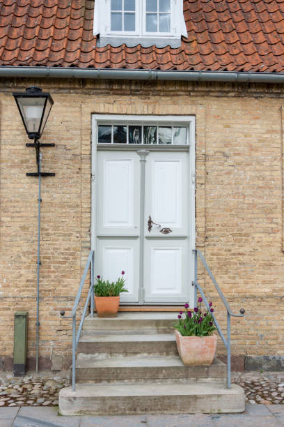 istock Old house in Christiansfeld, Denmark. 1079863892