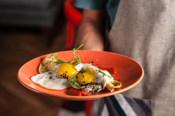 istock freshly made, delicious meal of eggs and vegetables 1079864870