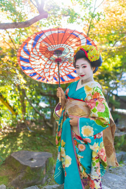 istock Maiko Apprentice Geisha walking in Gion, Kyoto 1079880400