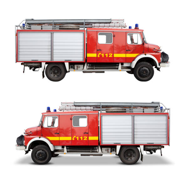 Krumbach Swabia, Bavaria, Germany, 1977. Fire brigade vintage car meeting. Furthermore: the driver.