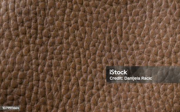 Brown Leather Texture Stock Photo - Download Image Now - 2015, Abstract, Animal Body Part