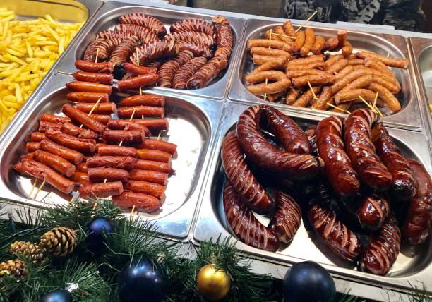 istock Christmas market 1079914074