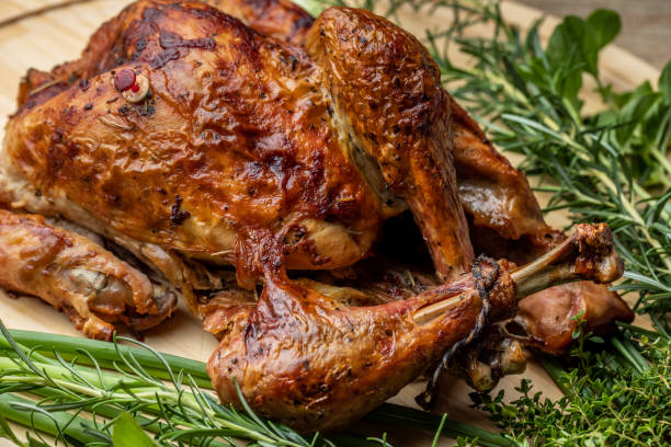 istock Homemade Roasted Turkey With Herbs 1079937290