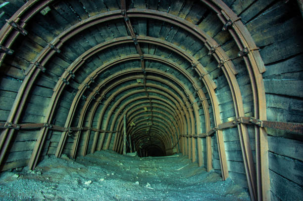 istock Gallery in the salt mine 1079938206
