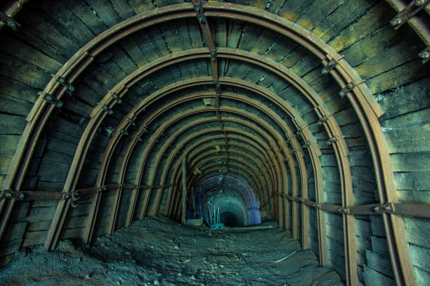 istock Gallery in the salt mine 1079938530