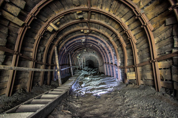 istock Gallery in the salt mine 1079938628