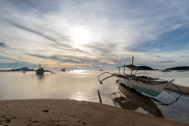 istock boat on the beach in Coron, Palawan 1079995458