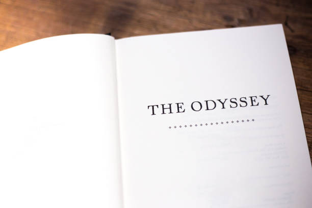 istock Open Book, Title Page: The Odyssey (Homer) 1079995760