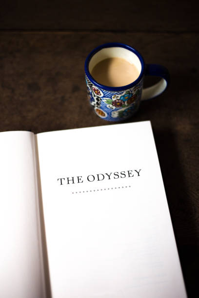 istock Open Book, Title Page: The Odyssey (Homer), Eyeglasses 1079995830