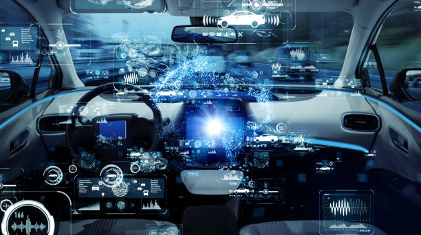 istock Autonomous car concept. Driverless vehicle. 1079995926