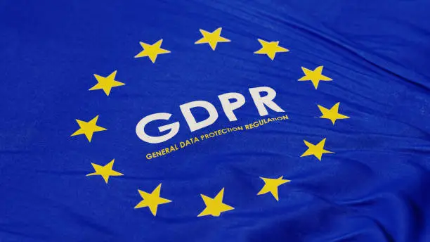 Photo of European Union Flag With GDPR Text In The Middle