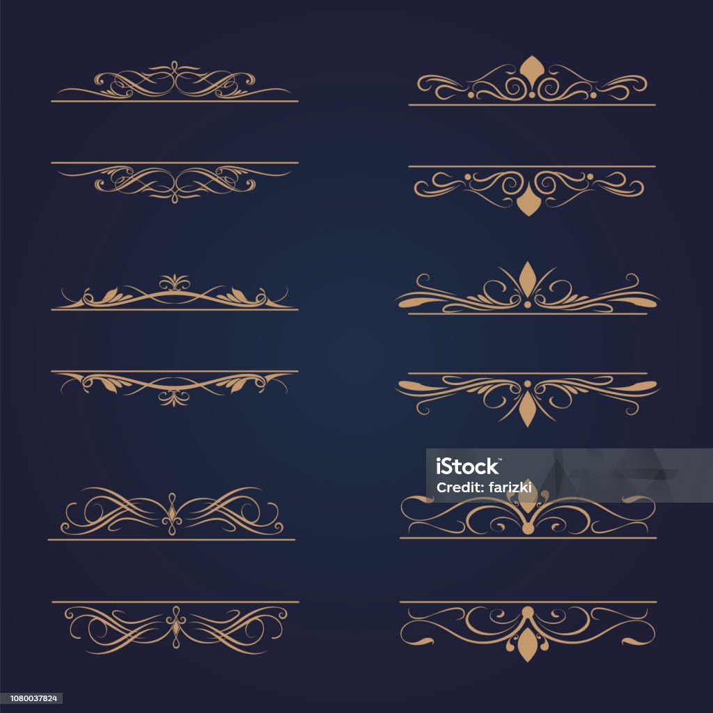Photo Frame Elements Frames Set Stock Illustration - Download Image Now - Art, Border ...