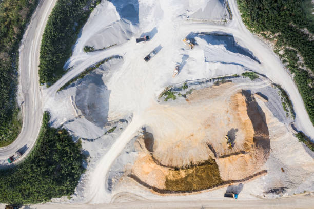 istock Aerial shooting at the construction site. 1080092900
