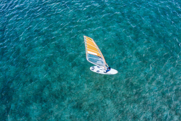 istock Beautiful sea and one yacht 1080104498