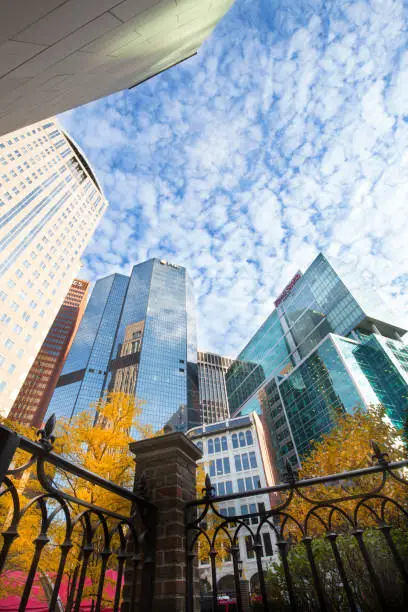 Photo of Cluster of buildings in downtown Pittsburgh, Pennsylvania.