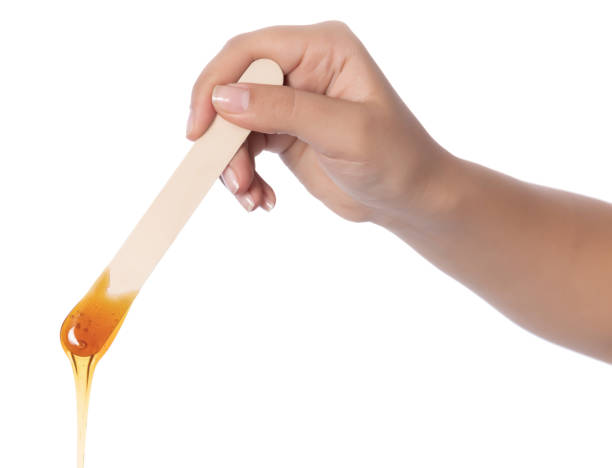 istock Honey wax on a spatula - Isolated 1080111340