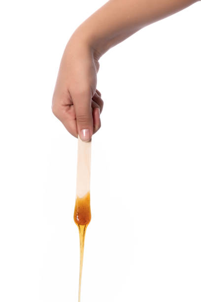 istock Honey wax on a spatula - Isolated 1080111350