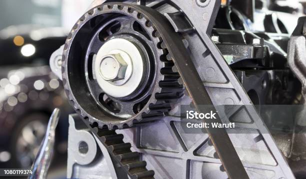 Diesel Engine Timing Belt Stock Photo - Download Image Now - Belt, Timer, Car