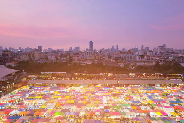 istock City flea market aerial view 1080119532