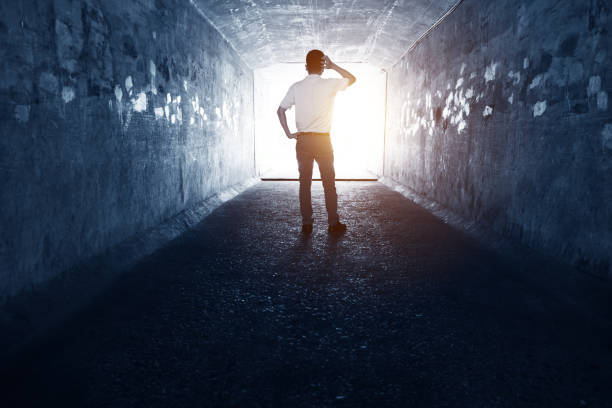 istock Men standing in the tunnel 1080120548