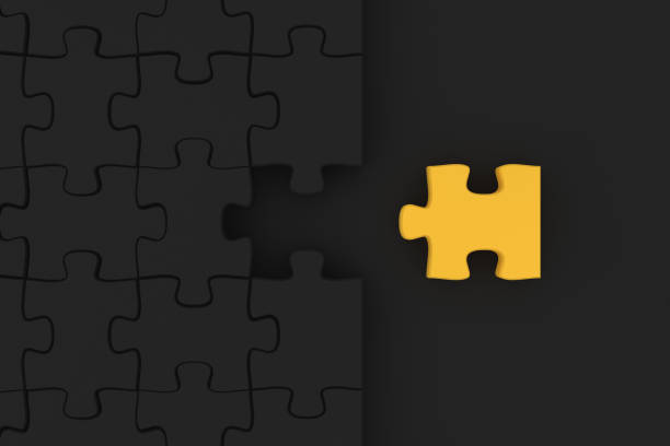 istock Jigsaw puzzle pieces, Leadership and teamwork concept background 1080121396