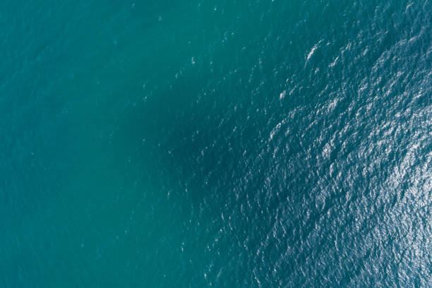 istock Aerial drone view of beautiful sea wave surface 1080123190