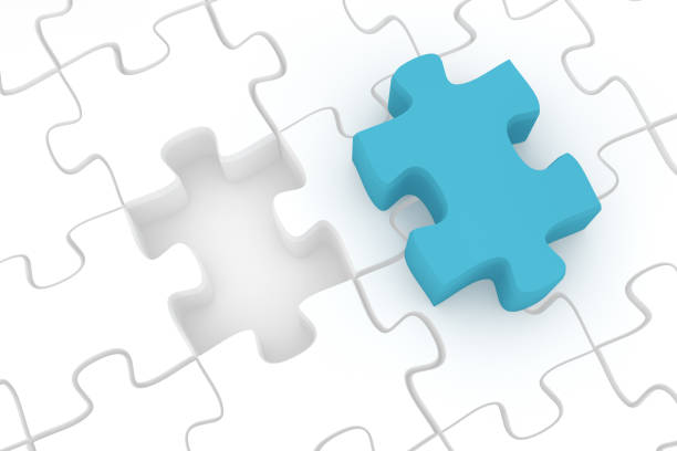 istock Jigsaw puzzle pieces, Leadership and teamwork concept background 1080124836