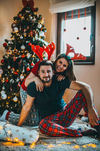 istock Romance and holidays - Christmas night 1080127526