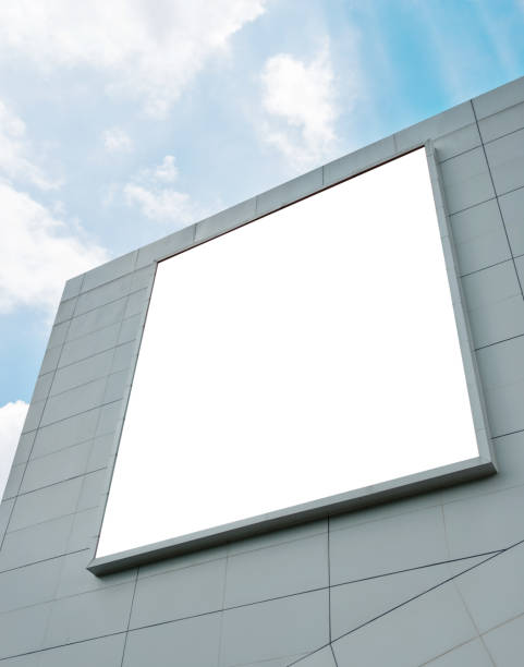 istock Blank billboard on the wall of shopping mall 1080131458