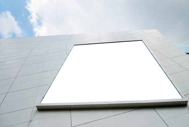 istock Blank billboard on the wall of shopping mall 1080131508