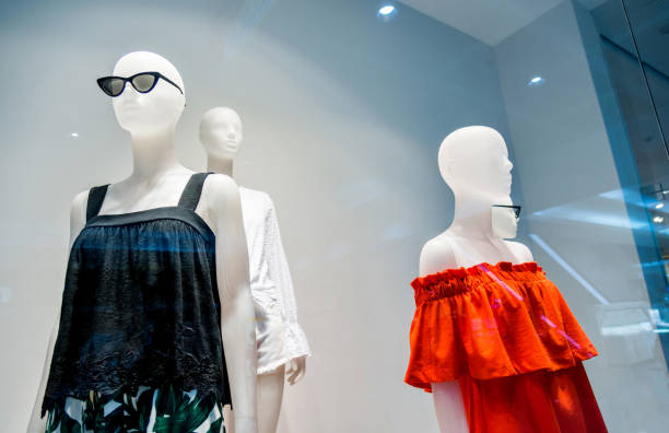 istock Woman mannequins in store window 1080132464