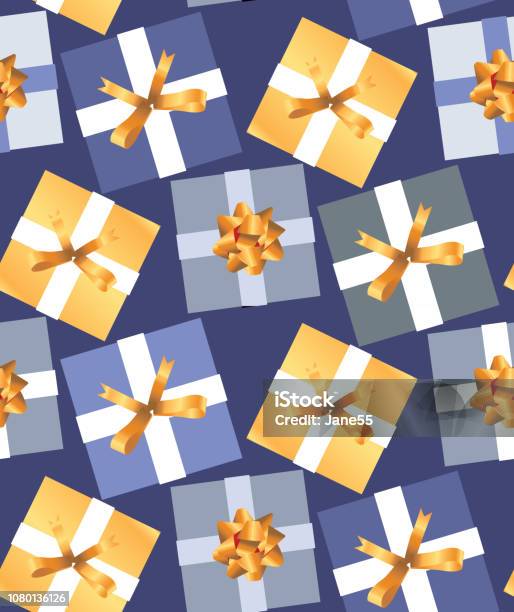 Multiple Present Background Pattern Background With Color Present Box Gift Wallpaper Fabric Textile ...