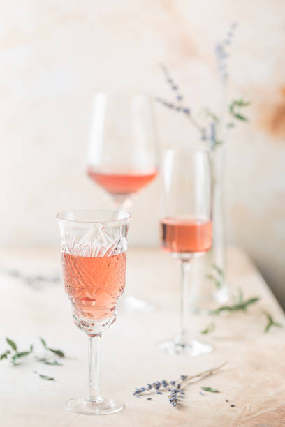 istock Glasses of rose wine 1080142760