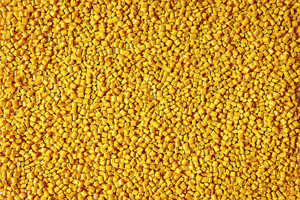 istock Plastic granules. Polymer pellets. Polymeric dye. Colorant pellets. 1080150838