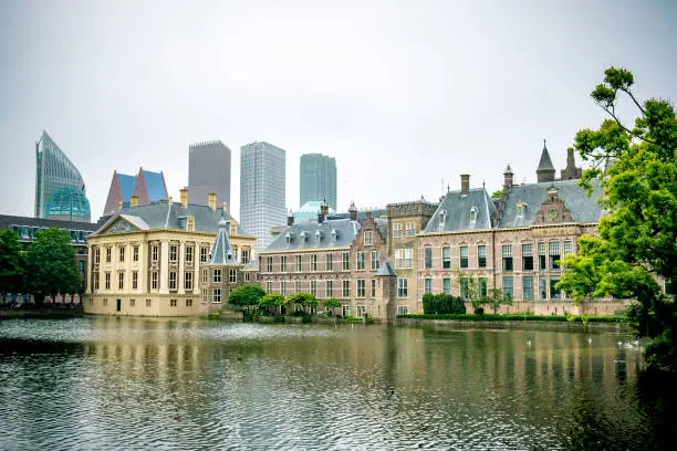 Photo of The Dutch Parliament in The Hague, Netherlands