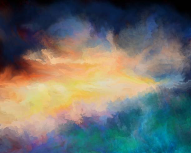 istock summer landscape, watercolor art background 1080159734