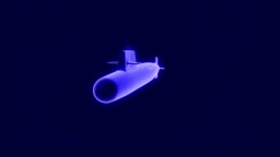 3d Animation Of A Submarine Hologram Stock Video - Download Video Clip Now  - Submarine, Military, Design - iStock