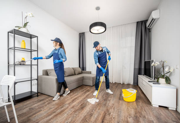 istock Professional cleaners in the apaartment 1080175472