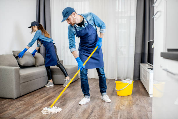 istock Professional cleaners in the apaartment 1080175486
