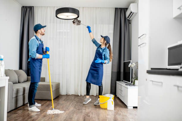 istock Professional cleaners in the apaartment 1080175510
