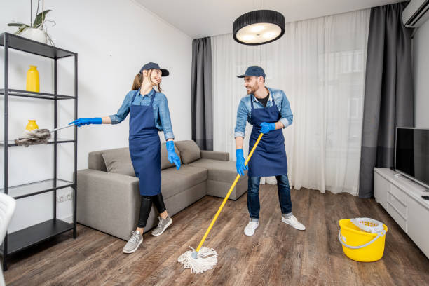 istock Professional cleaners in the apaartment 1080175558