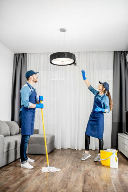 istock Professional cleaners in the apaartment 1080175562