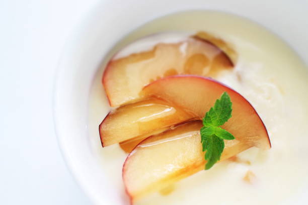 istock plum and honey yogurt 1080175920