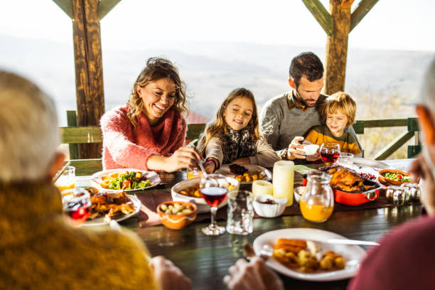 istock Family's lunch on a terrace! 1080176950
