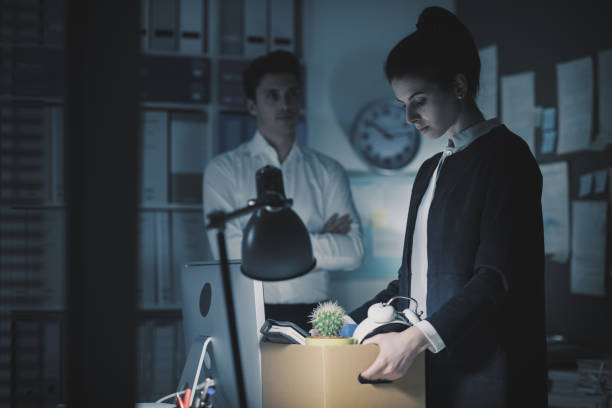 istock Boss firing an employee in the office 1080183906