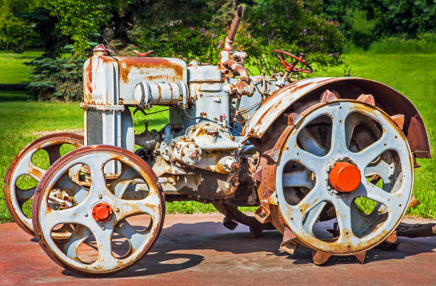 istock Old Tractor in Grande Prairie Alberta Canada 1080198438