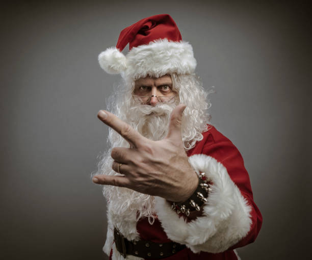 istock Cool rock Santa Claus 1080202320