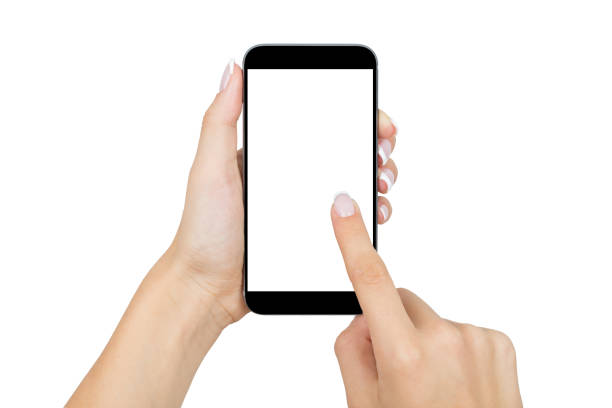 istock Woman touching on mobile phone 1080202594