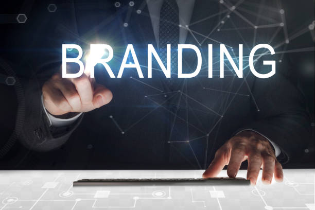 istock Business man touching screen with 
